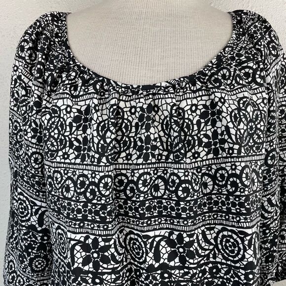 New York City Design Company Blouse Top Size L EUC - Picture 2 of 6